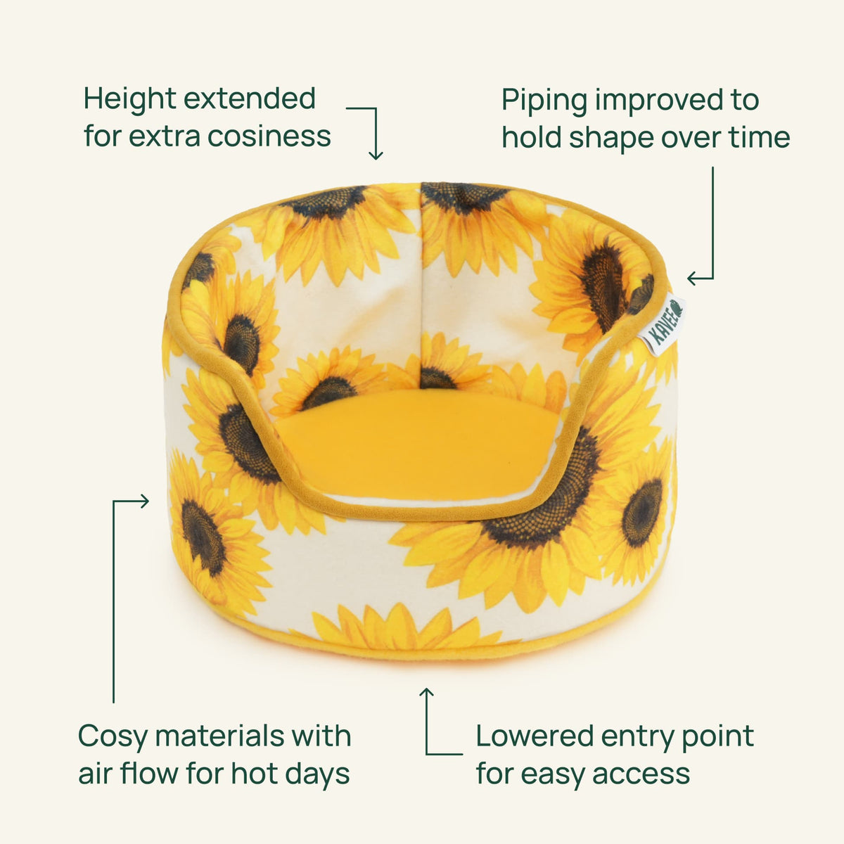 The Cuddle Cup | Sunflower Collection Kavee Pets Ltd UK