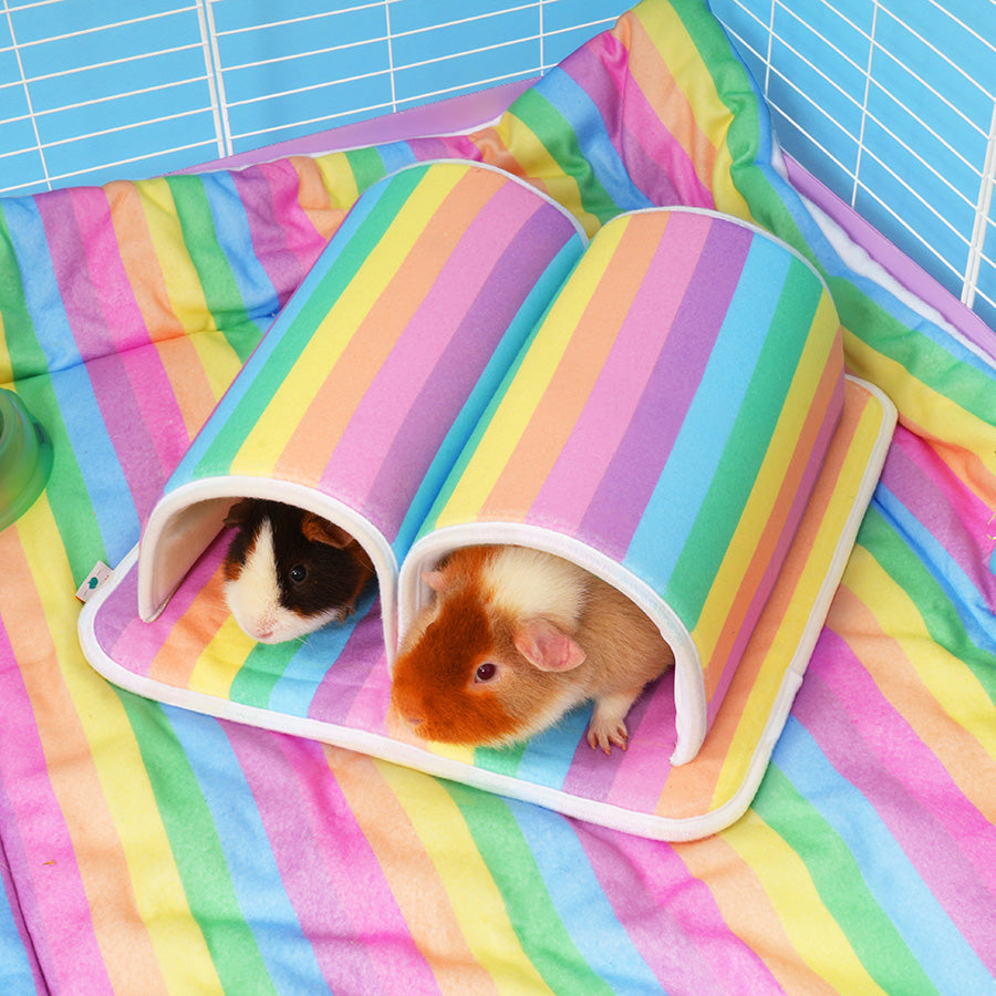 Guinea Pig Double Tunnel | Rainbow Kavee Pets Ltd UK