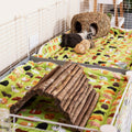 Plush Fleece Liners for Guinea Pigs | Piggy Mania Collection Kavee Pets Ltd UK