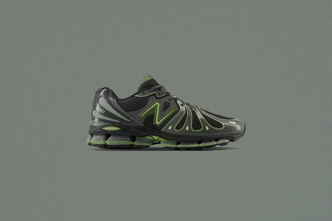 1890 - Faded Black/Utility Green New Balance