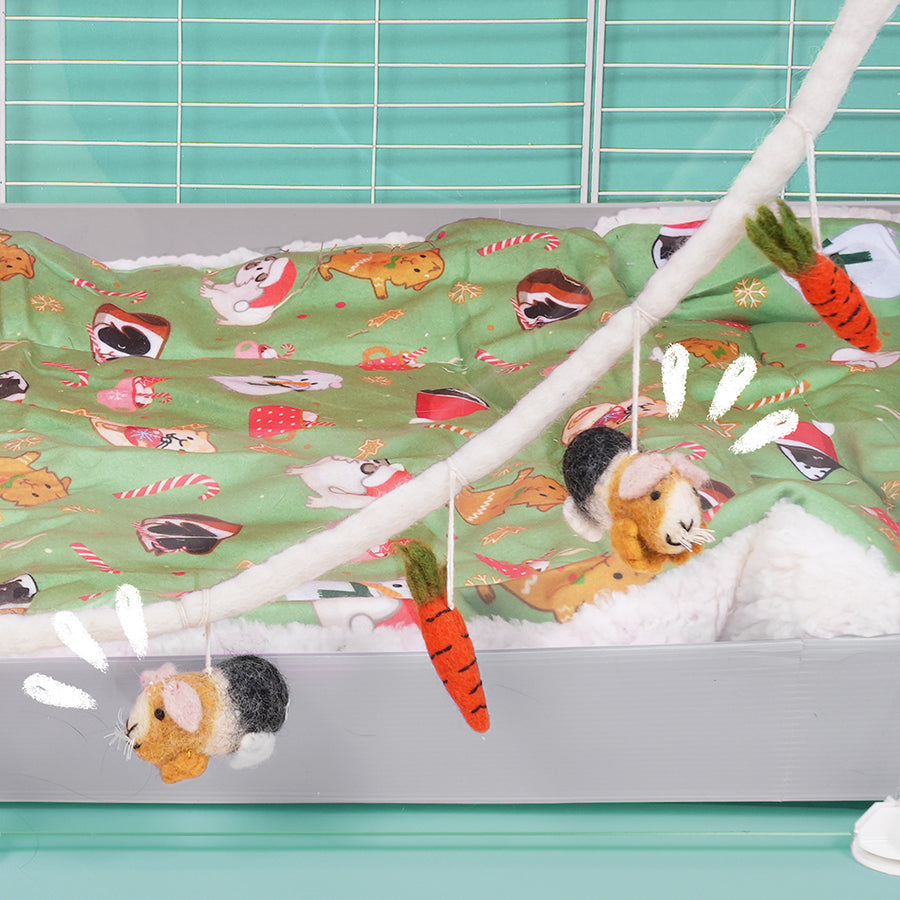 Guinea Pig Felt Garland Kavee C&C cages