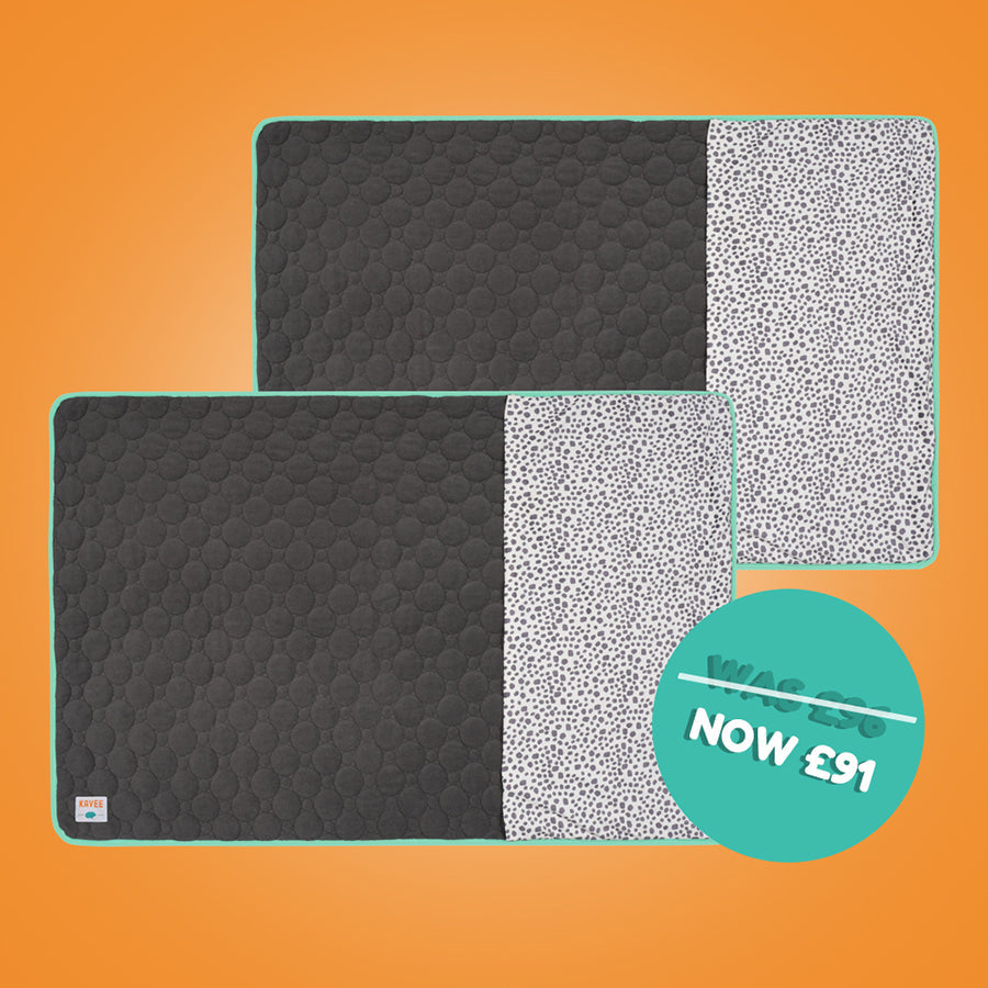 Set of 2 Pocket Fleece Liners for Guinea Pigs | Dalmatian Collection Kavee Pets Ltd UK