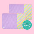 Set of 2 Pocket Fleece Liners for Guinea Pigs | Rainbow Bundle Kavee Pets Ltd UK