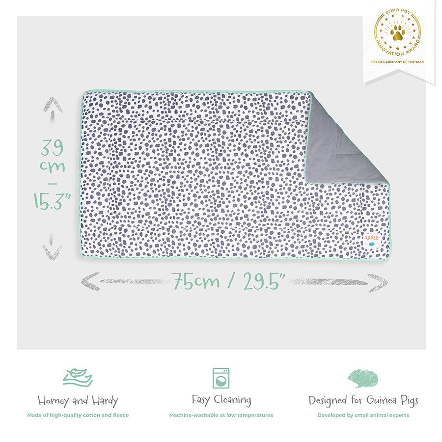 Plush Fleece Liners for Guinea Pigs | Dalmation Collection Kavee Pets Ltd UK