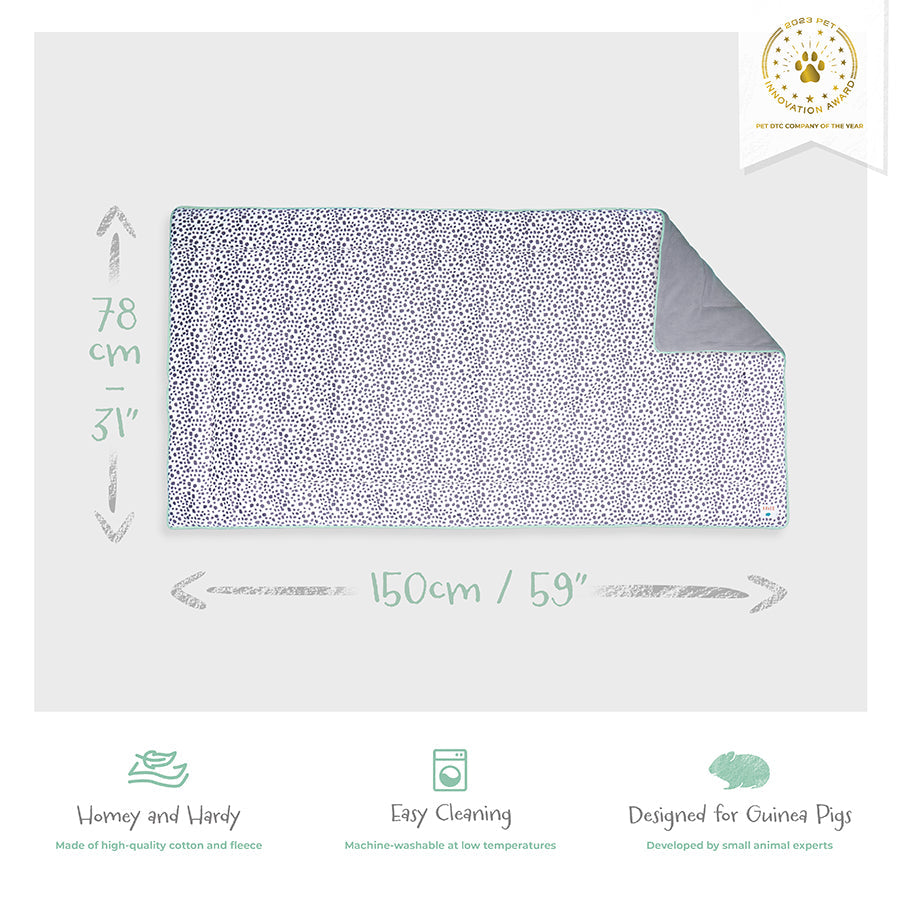 Plush Fleece Liners for Guinea Pigs | Dalmation Collection Kavee Pets Ltd UK