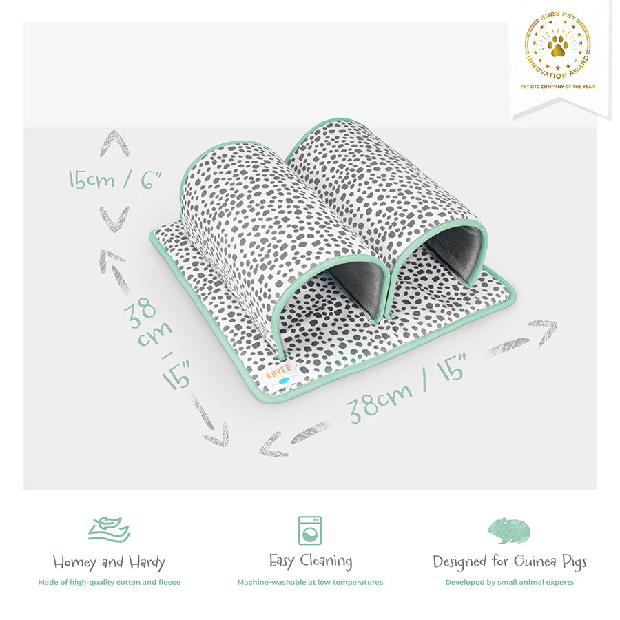 Guinea Pig Double Tunnel | Dreamy Dalmatian Kavee Pets Ltd UK