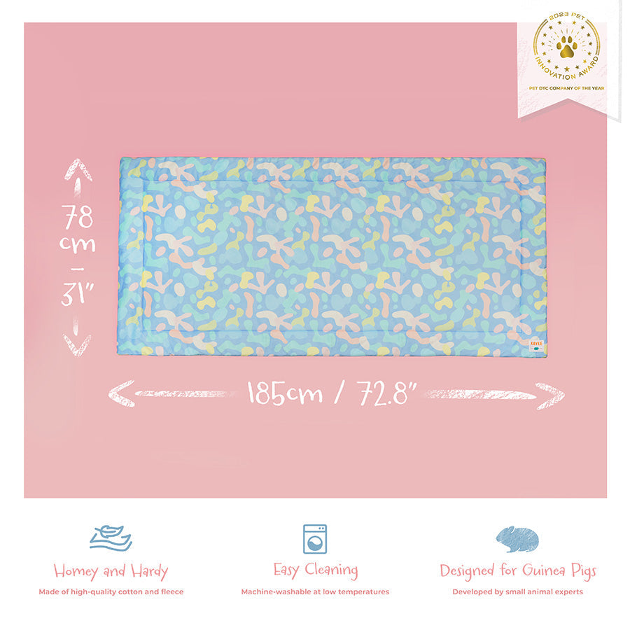 Plush Fleece Liners for Guinea Pigs | Pigcasso Collection Kavee Pets Ltd UK