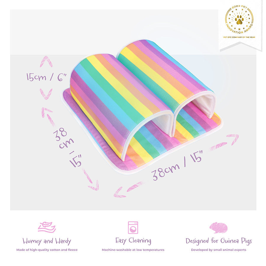 Guinea Pig Double Tunnel | Rainbow Kavee Pets Ltd UK