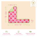 Plush Fleece Liner for Guinea Pigs | Strawberry Kavee Pets Ltd UK