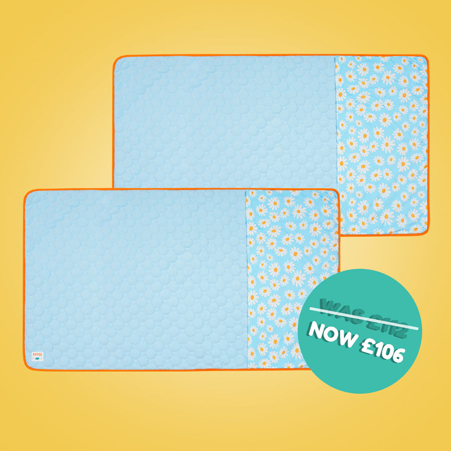 Set of 2 Pocket Fleece Liners for Guinea Pigs | Daisy Bundle Kavee Pets Ltd UK