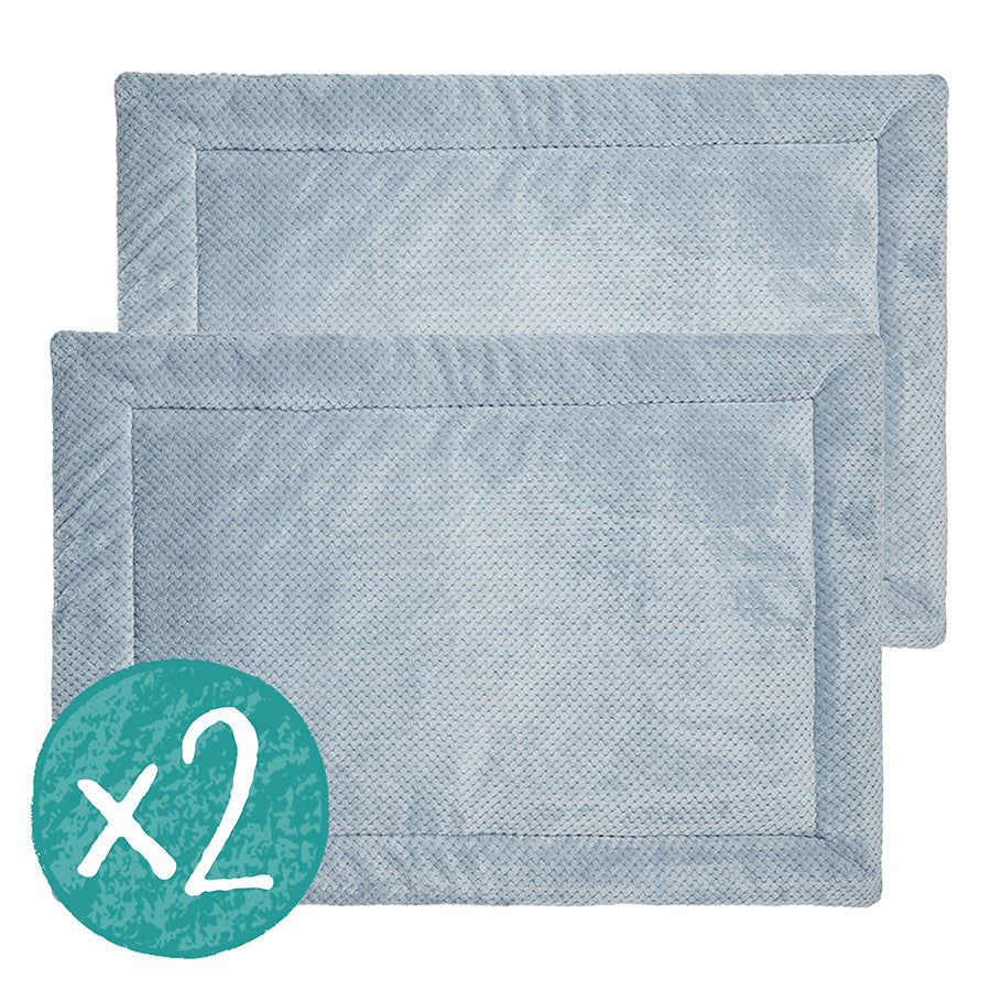Set of 2 Extra Soft Fleece Liners for Guinea Pigs | Dusky Blue Kavee Pets Ltd UK