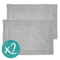 Set of 2 Extra Soft Fleece Liners for Guinea Pigs | Velvet Grey Kavee Pets Ltd UK