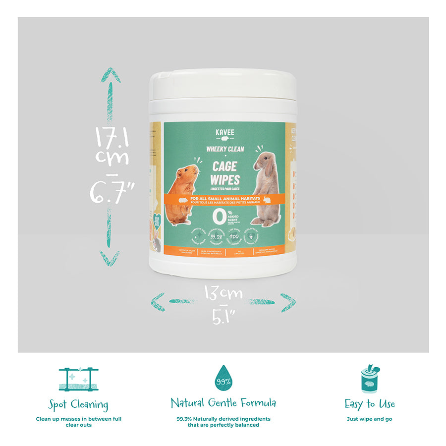 Guinea Pig Cage Cleaning Wipes Kavee Pets Ltd UK