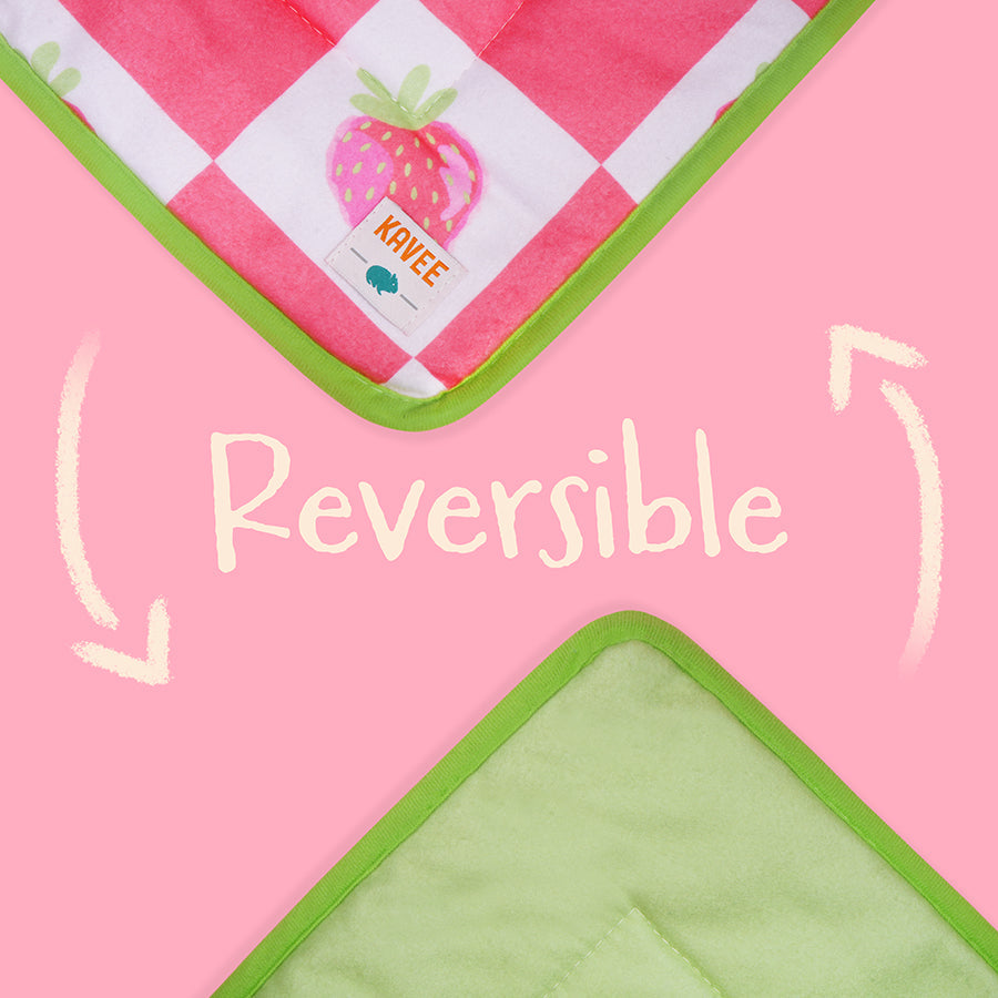 Set of 2 Fleece Liners Bundle | Strawberry Kavee Pets Ltd UK
