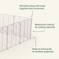 Outdoor C&C Run for Guinea Pigs Kavee Pets Ltd UK