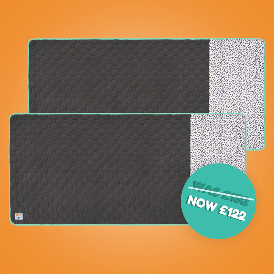 Set of 2 Pocket Fleece Liners for Guinea Pigs | Dalmatian Collection Kavee Pets Ltd UK