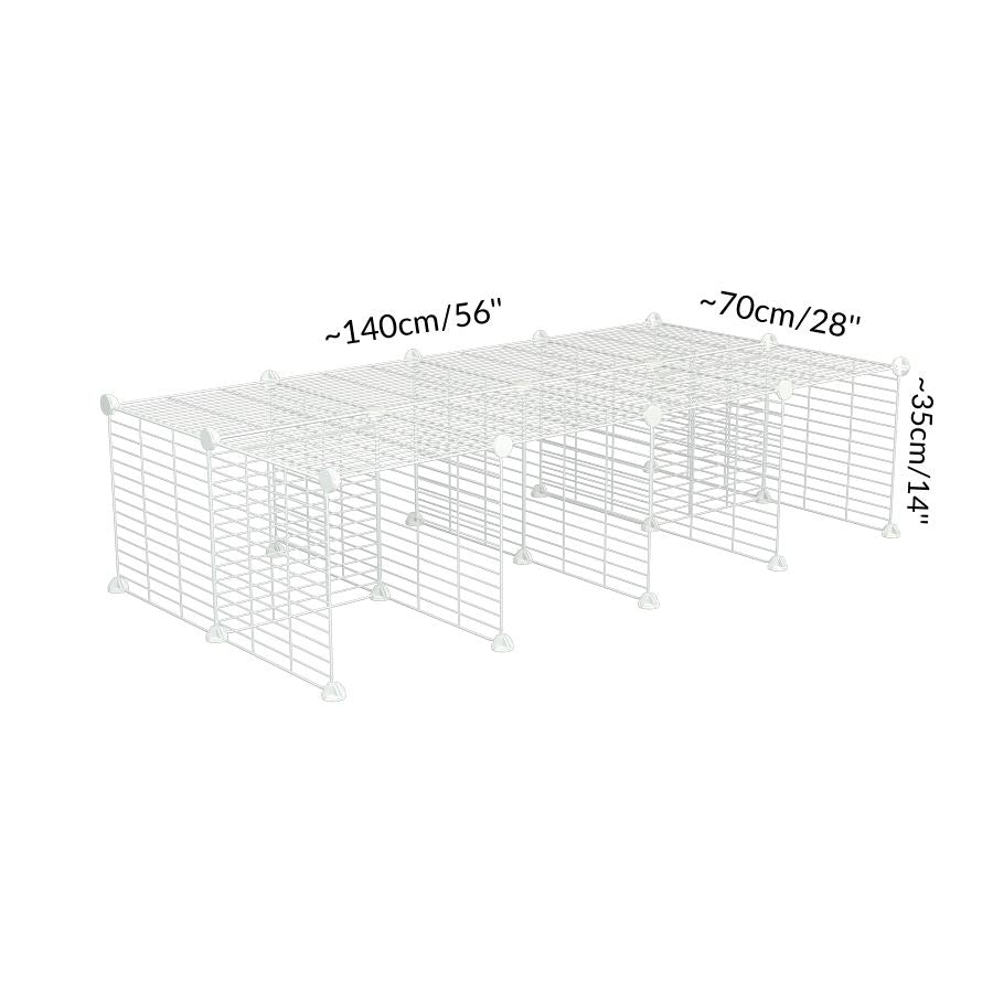 White C&C Guinea Pig Cage Stand Kavee Pets Ltd UK