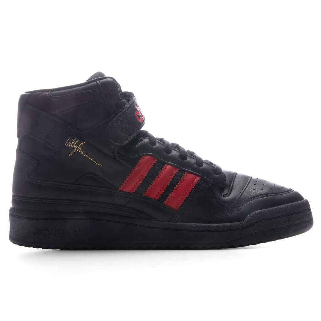 Adidas Originals x Willy Chavarria Forum 84 - Core Black/Core Black/Red Adidas Originals