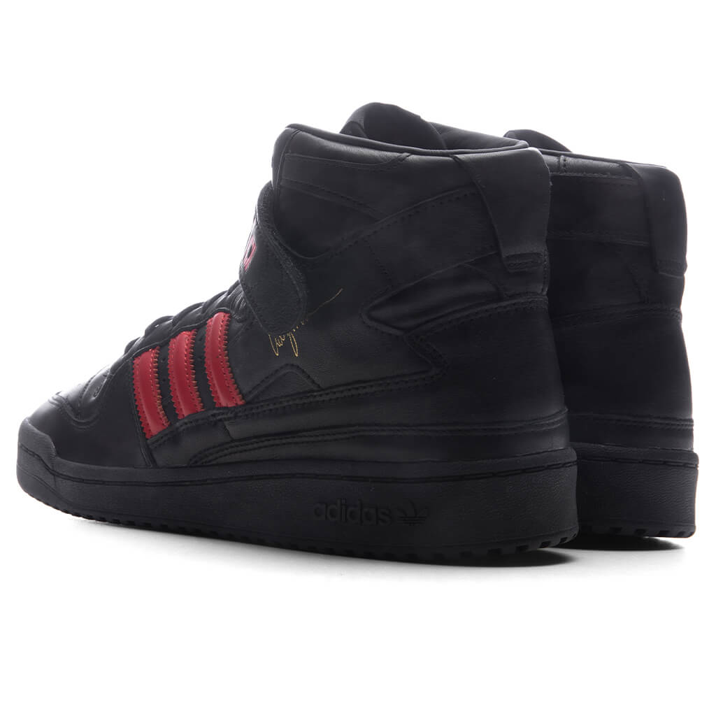 Adidas Originals x Willy Chavarria Forum 84 - Core Black/Core Black/Red Adidas Originals