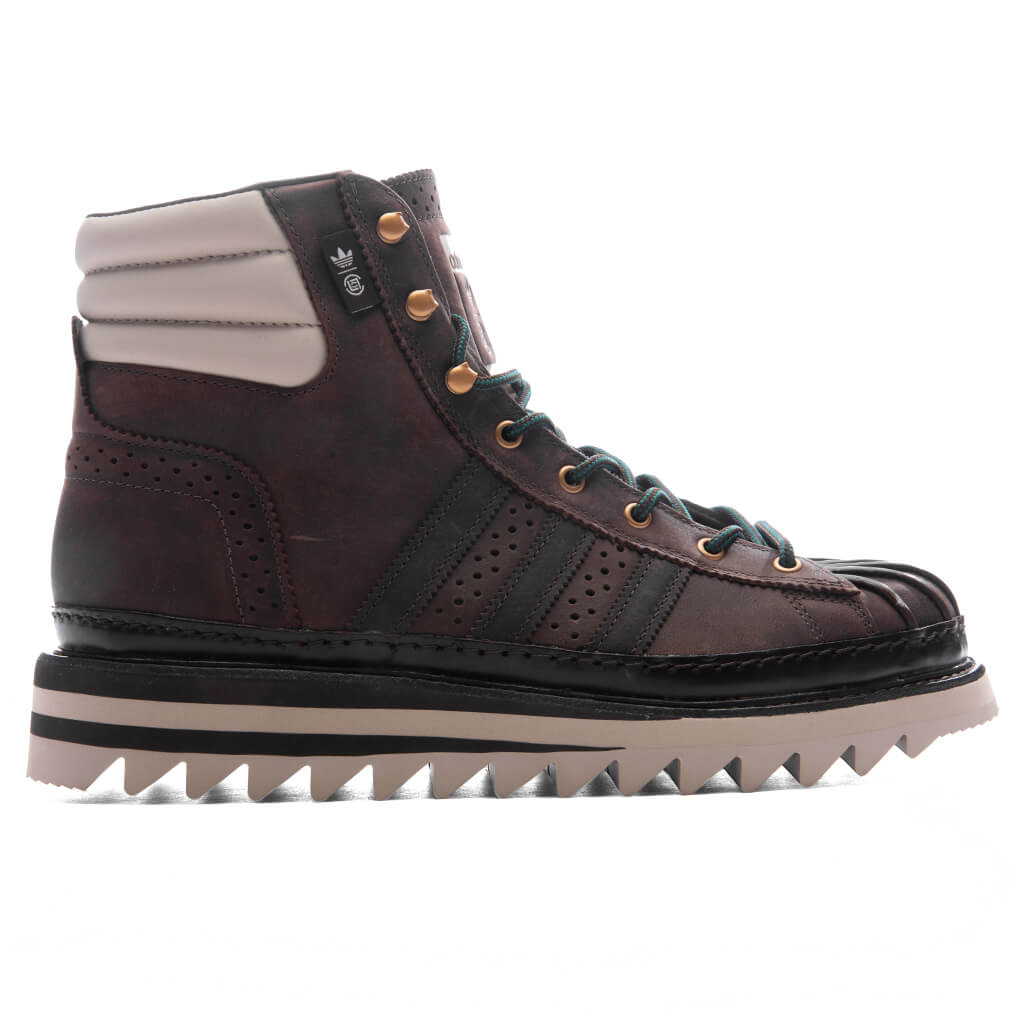 Adidas x CLOT Pro Model By Edison Chen - Dark Brown/Wonder Beige Adidas Originals