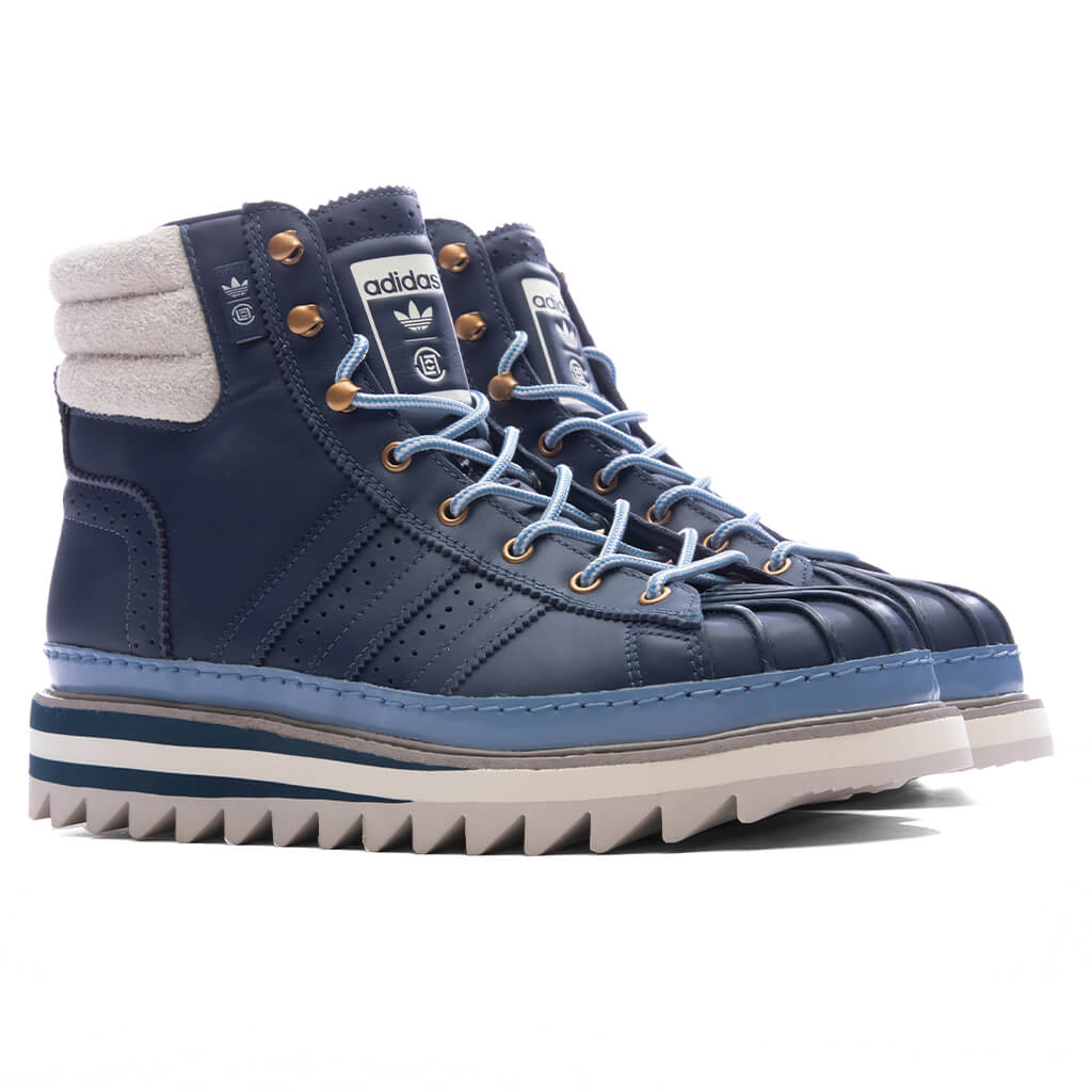 Adidas x CLOT Pro Model By Edison Chen - Mineral Blue/Cream White Adidas Originals