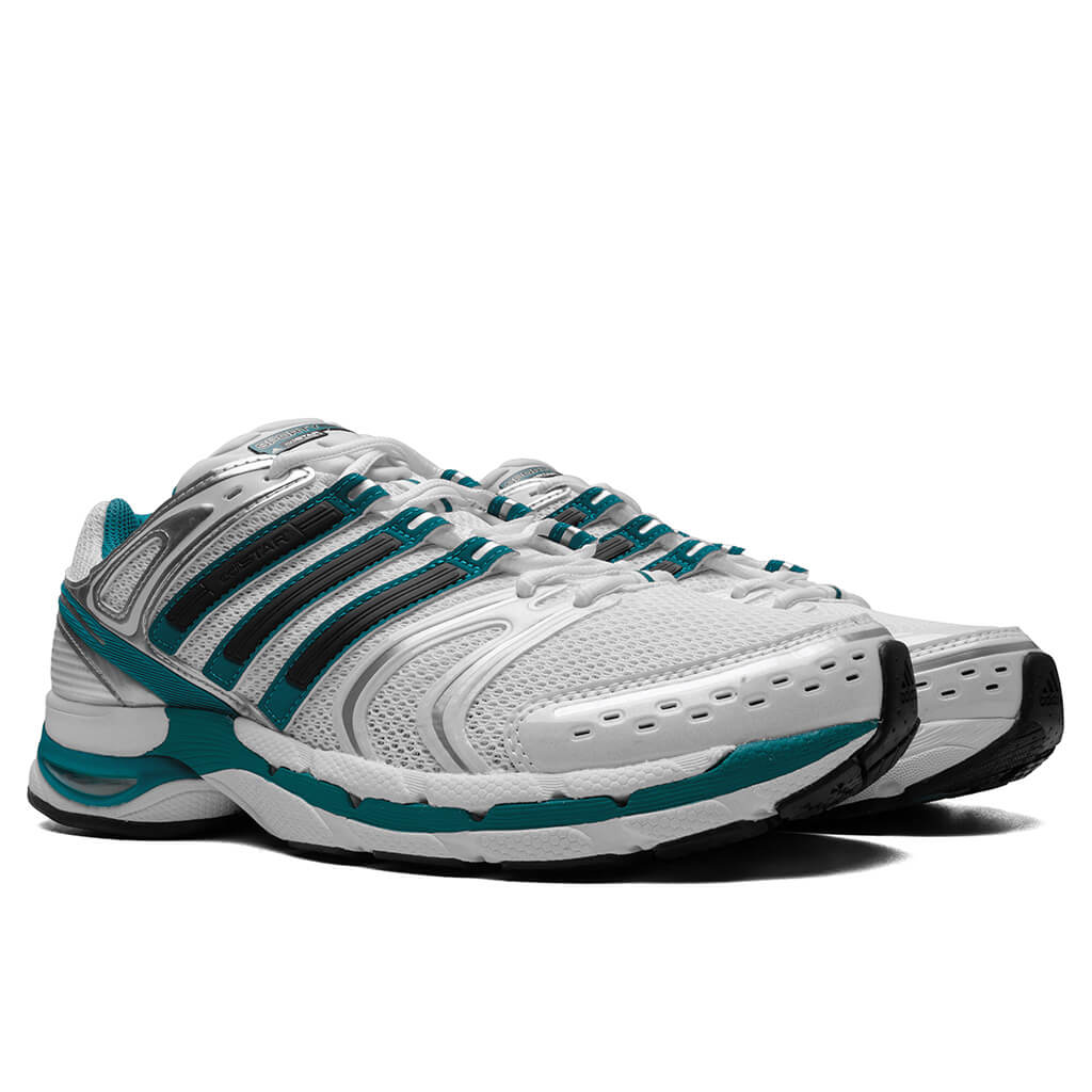 Adidas x Sporty & Rich Adistar Control 5 - White/Carbon/Pure Teal Adidas Originals
