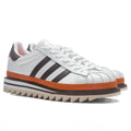 Adidas Originals x CLOT by Edison Chen Superstar 'Coffee' - Footwear White/Coffee/Unity Orange Adidas Originals