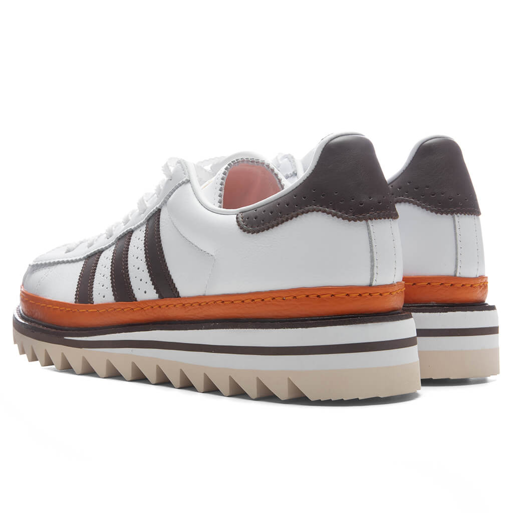 Adidas Originals x CLOT by Edison Chen Superstar 'Coffee' - Footwear White/Coffee/Unity Orange Adidas Originals