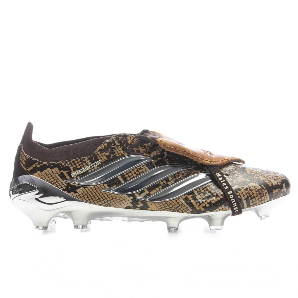 Adidas Originals x Wales Bonner Predator Elite Fold-Over Tongue Firm Ground Cleats - Brown/Silver Metallic/Bronze Strata Adidas Originals