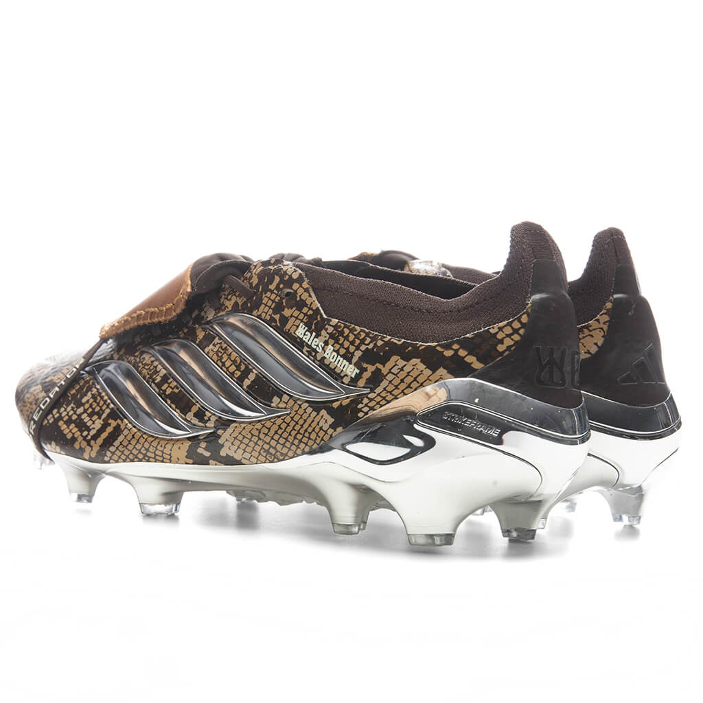 Adidas Originals x Wales Bonner Predator Elite Fold-Over Tongue Firm Ground Cleats - Brown/Silver Metallic/Bronze Strata Adidas Originals
