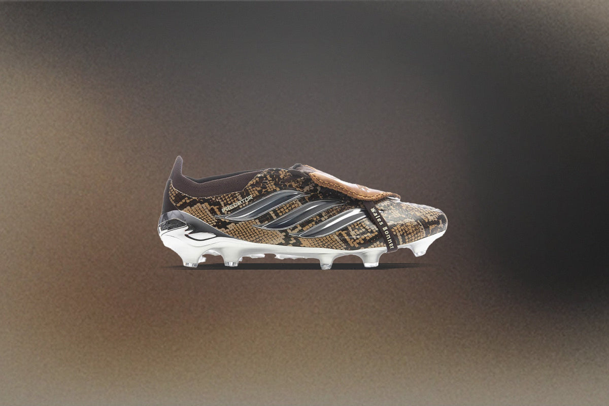 Adidas Originals x Wales Bonner Predator Elite Fold-Over Tongue Firm Ground Cleats - Brown/Silver Metallic/Bronze Strata Adidas Originals