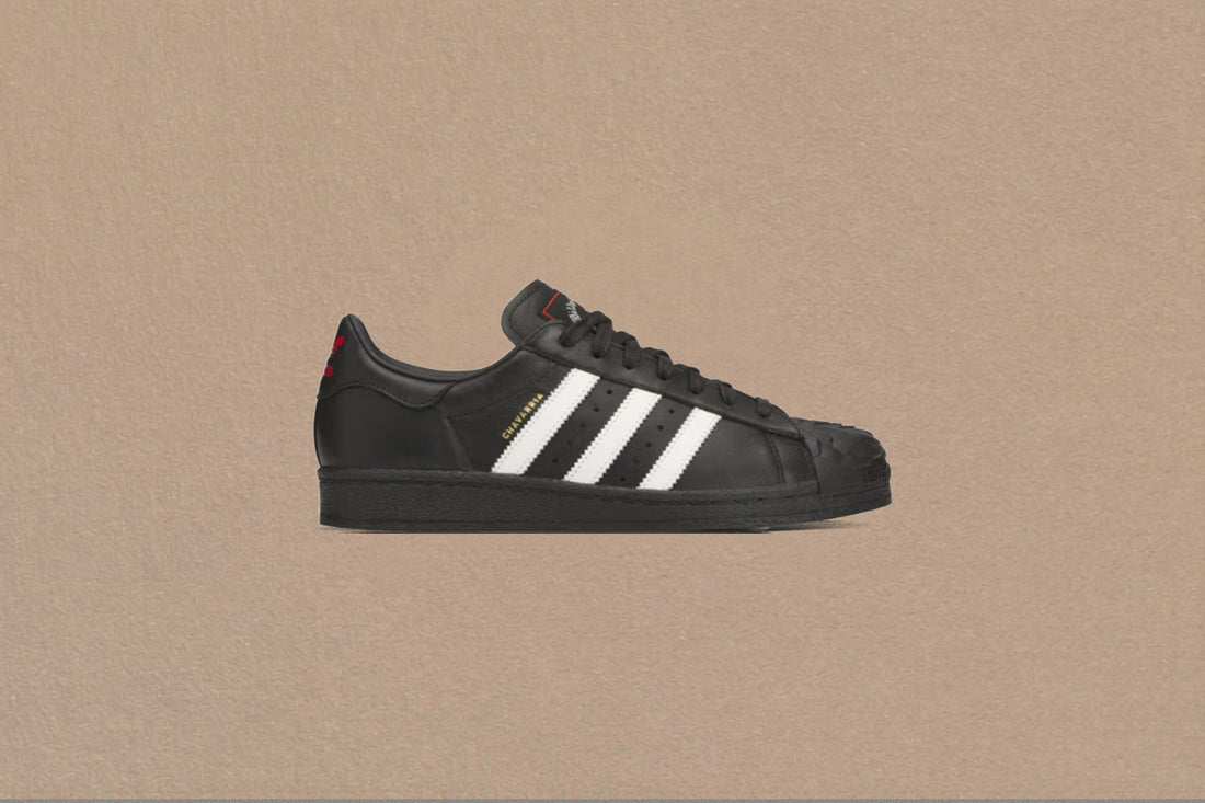 Adidas Originals x Willy Chavarria Superstar 'Rose' - Core Black/Off White/Red Adidas Originals