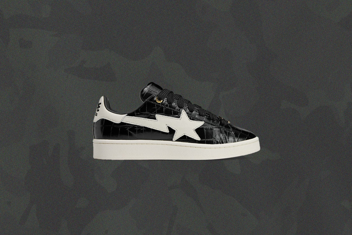 Adidas x BAPE Campus 00s - Core Black/Off White/ Gold Metallic Adidas Originals