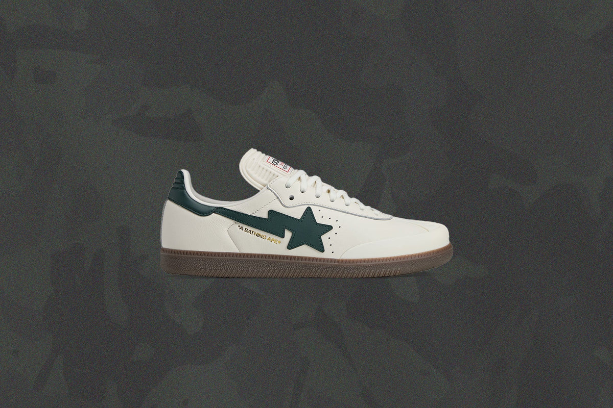 Adidas x BAPE Samba - Off White/Shadow Green/Gum Adidas Originals