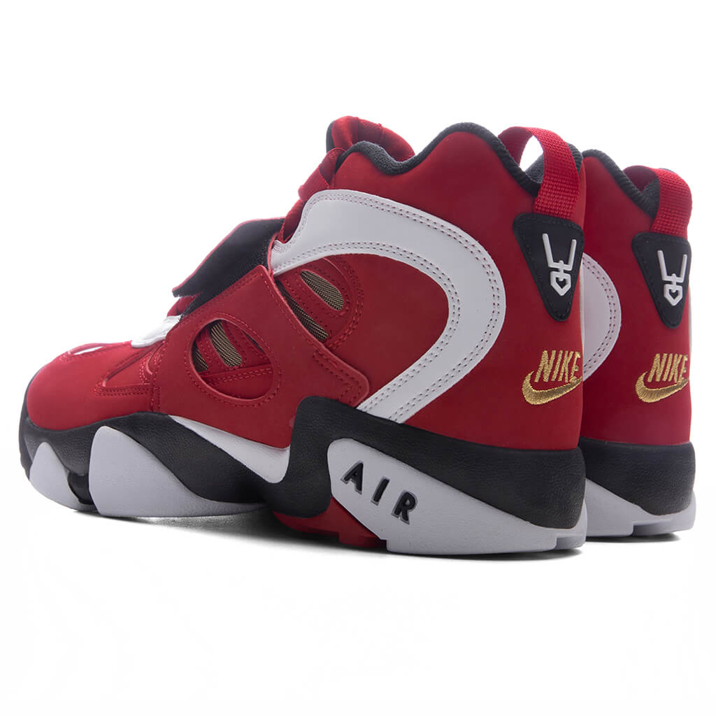 Air Diamond Turf 2 'Fire Red' - Prime Red/White/Black/Metallic Gold Nike