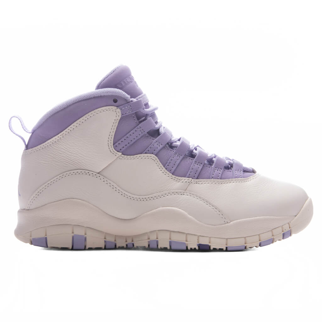 Women's Air Jordan 10 Retro 'Hydrangeas' - Chalk/Wild Grape/Hydrangeas Jordan