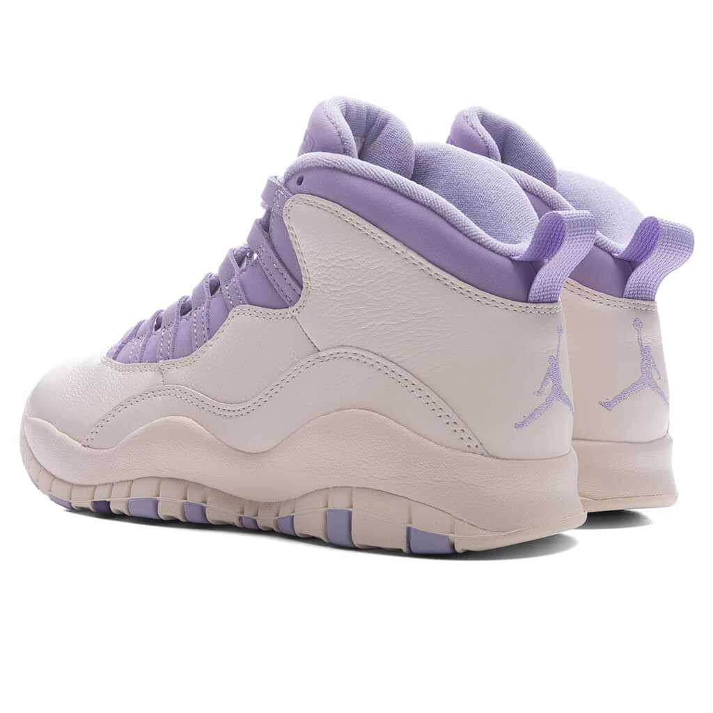 Women's Air Jordan 10 Retro 'Hydrangeas' - Chalk/Wild Grape/Hydrangeas Jordan