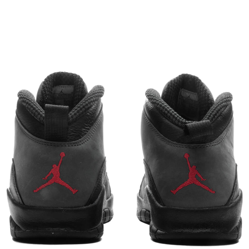 Air Jordan 10 Retro 'Shadow' - Charred Grey/True Red/Black Jordan