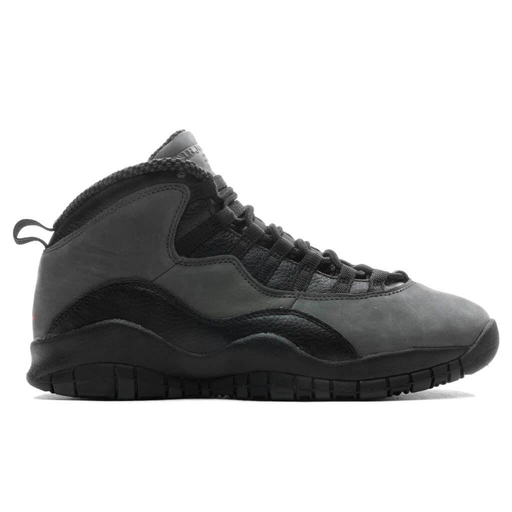 Air Jordan 10 Retro 'Shadow' - Charred Grey/True Red/Black Jordan