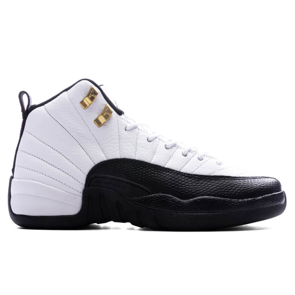 Air Jordan 12 Retro 'Taxi' (GS) - White/Black/Taxi Jordan