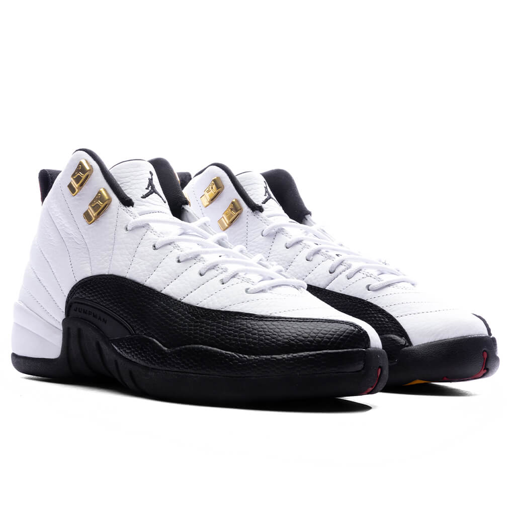 Air Jordan 12 Retro 'Taxi' (GS) - White/Black/Taxi Jordan