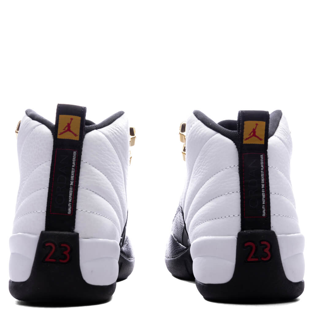 Air Jordan 12 Retro 'Taxi' (GS) - White/Black/Taxi Jordan