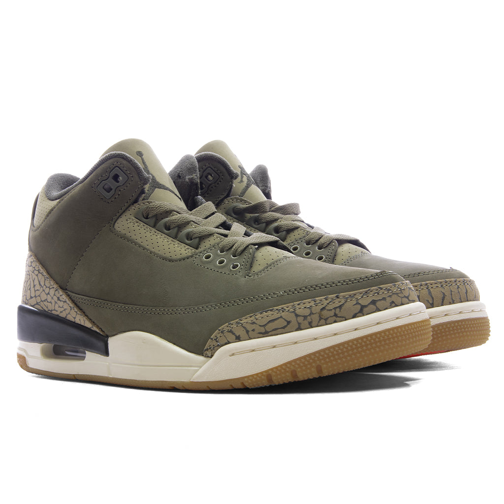 Air Jordan 3 Retro 'Family Affair' - Medium Olive/Sequoia/Neutral Olive Jordan