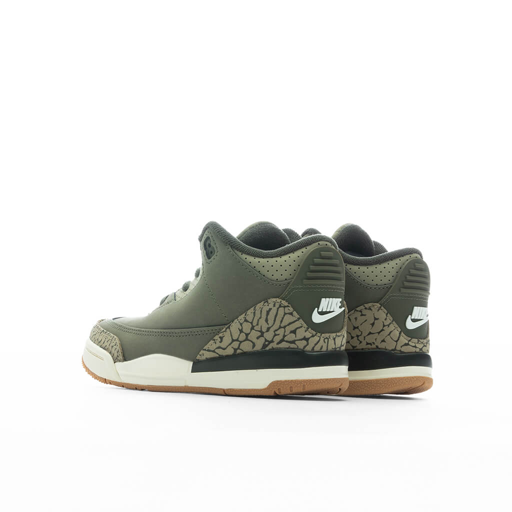 Air Jordan 3 Retro  'Family Affair' (TD) - Medium Olive/Neutral Olive/Sequoia Jordan