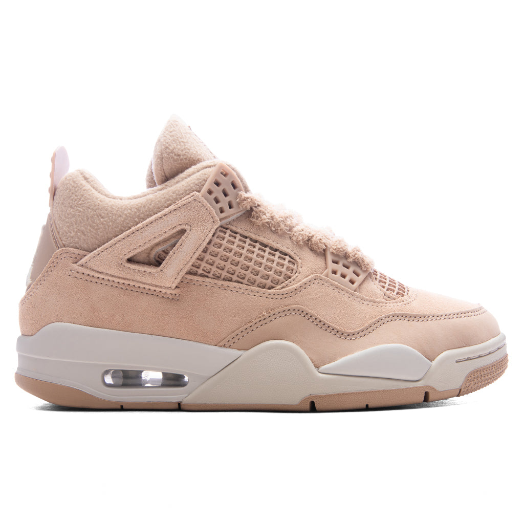 Women's Air Jordan 4 Retro 'Cozy Girl' - Hemp/Light Orewood Brown Jordan