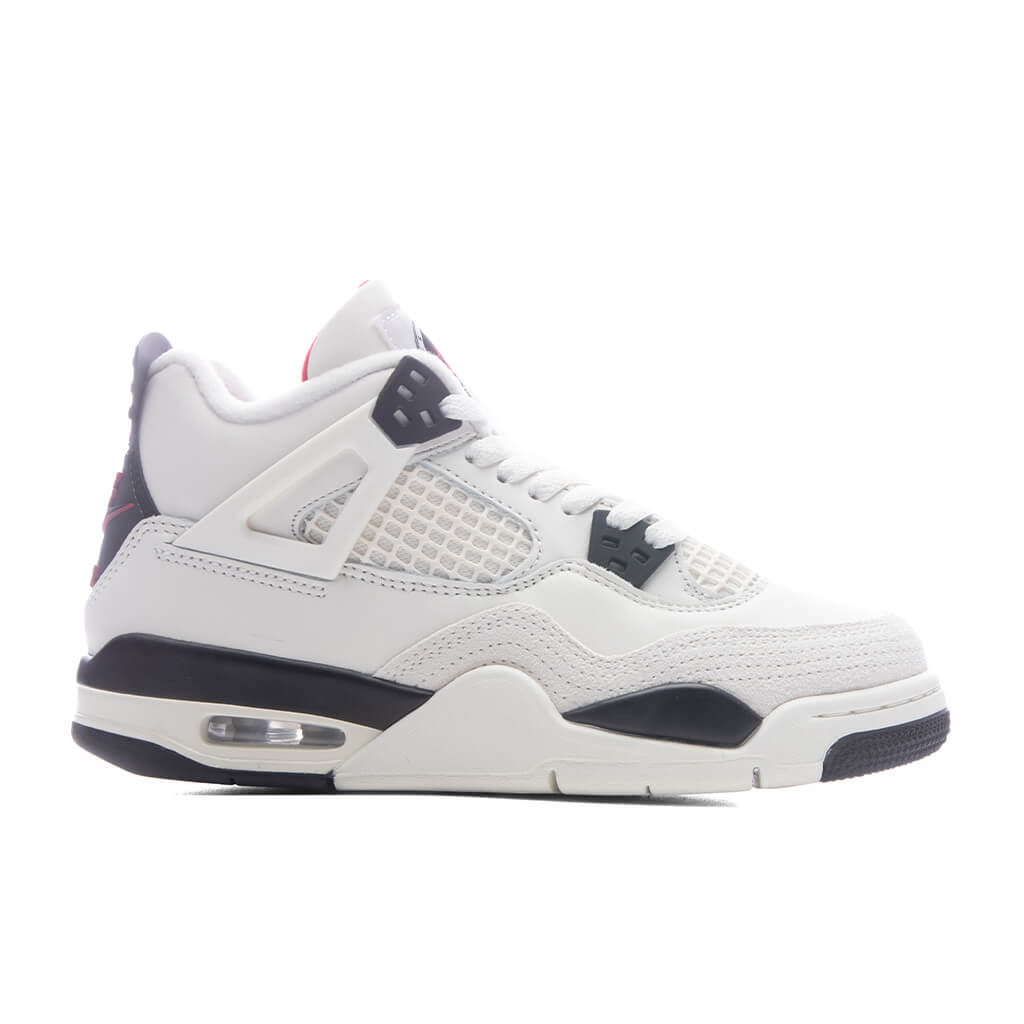 Air Jordan 4 Retro OG 'Flight Club' (GS) - Sail/Black/University Red Jordan
