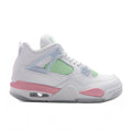 Air Jordan 4 Retro 'Valentine's Day' (GS) - White/Medium Soft Pink/Half Blue Jordan