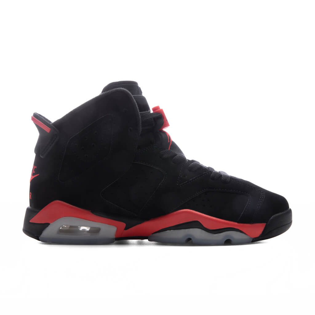 Air Jordan 6 Retro 'Infrared Salesman' (GS) - Black/Light Crimson Jordan