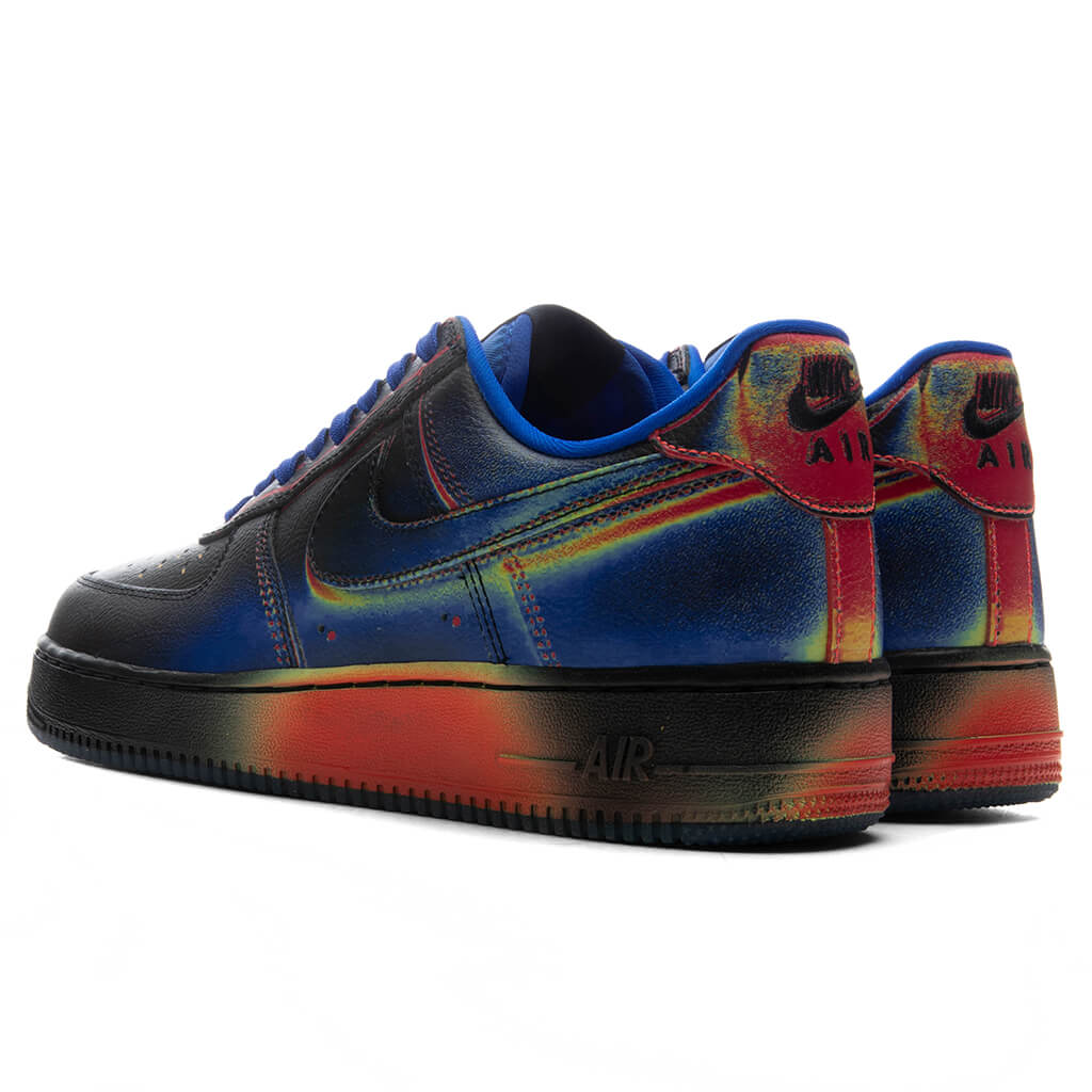 Air Force 1 Low Retro 'Heat Map' - Black/Racer Blue/Volt Ice/Bright Crimson Nike