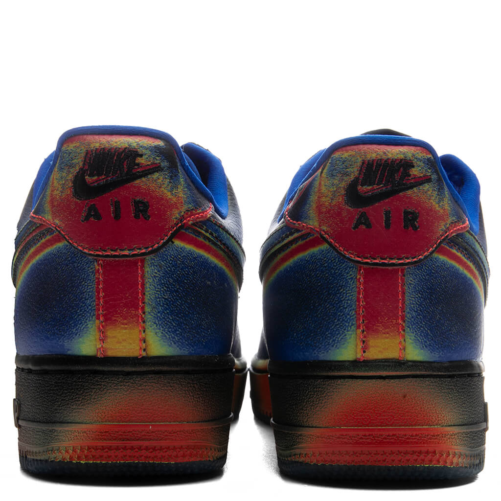 Air Force 1 Low Retro 'Heat Map' - Black/Racer Blue/Volt Ice/Bright Crimson Nike